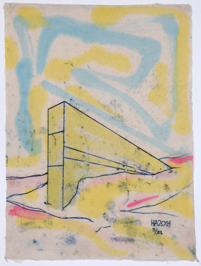 Global Seed Vault, Svalbard Monoprint 5/31